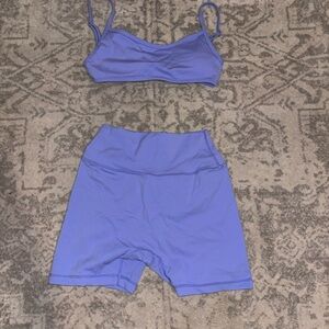 Women's Purple Workout Set